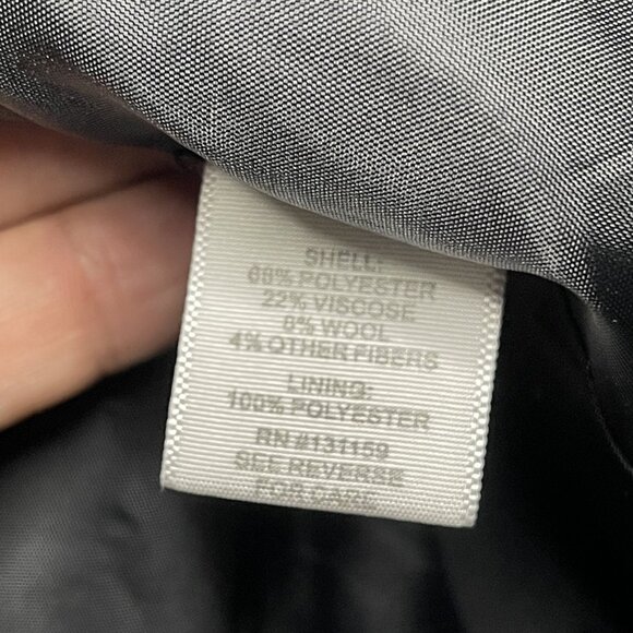 Maurices Womens Red & Gray Plaid Wool Blend Peacoat Jacket S - Picture 4 of 8